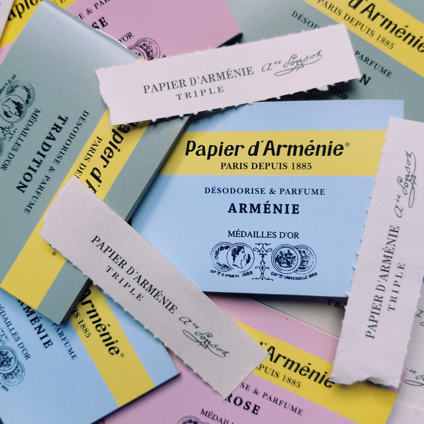 Papier d'Arménie smilkalai. Rose