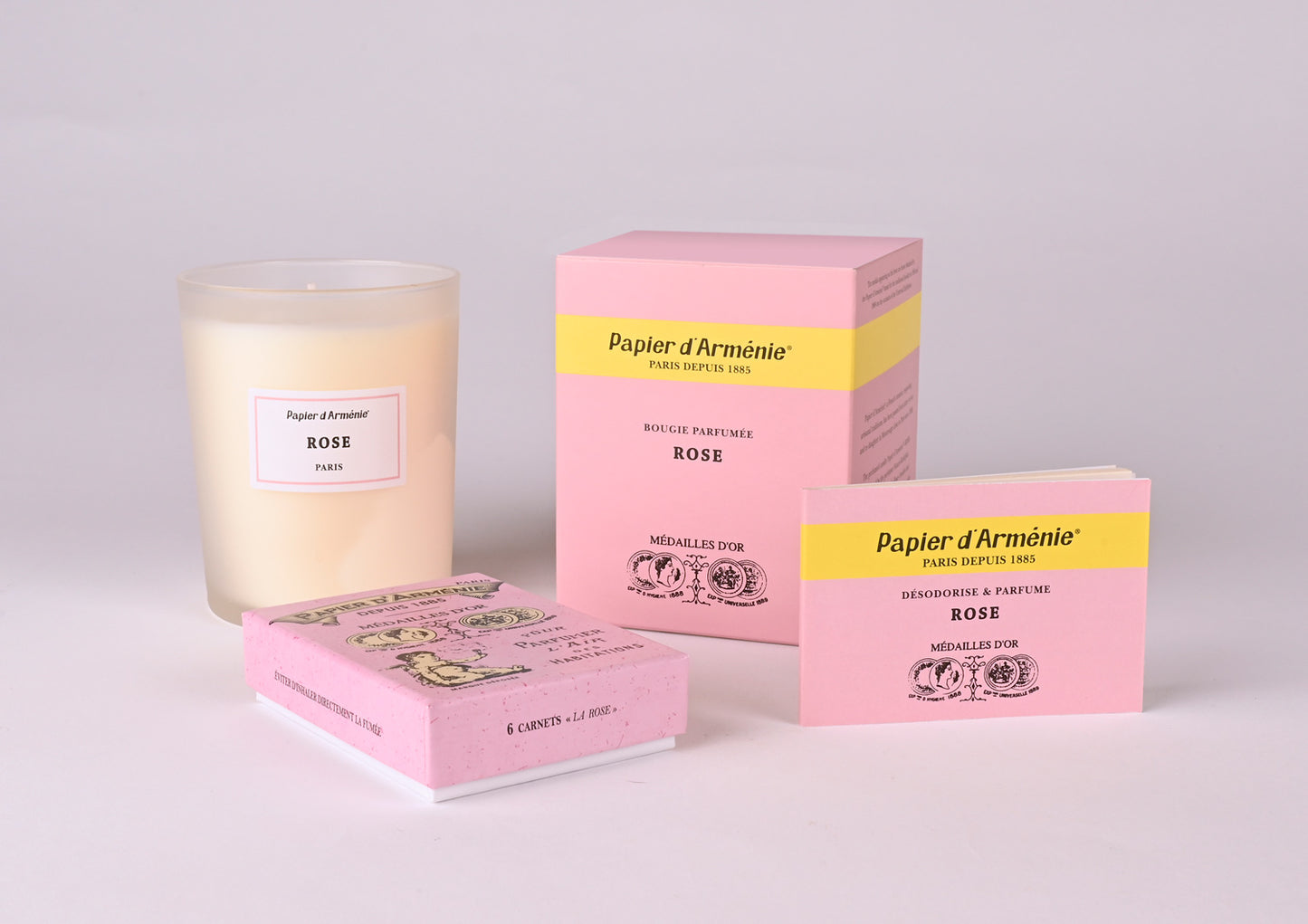 Papier d'Arménie žvakė. Rose kvapo